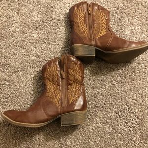 Western ankle boots